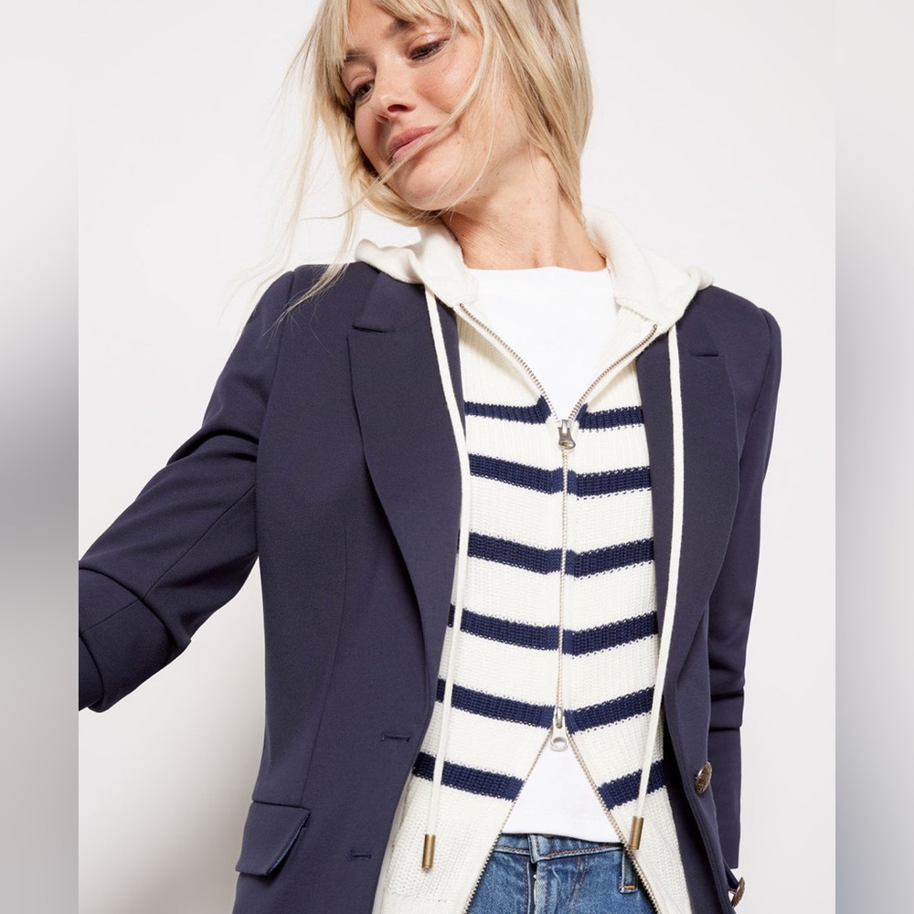 Evereve Blue Blazer Elegant Suit Jacket